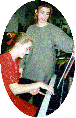 Bringing music to a senior center.